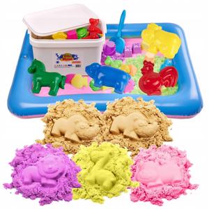 Bibimoon Kinetic Sand 5 кг Набор форм для песочницы Inna marka