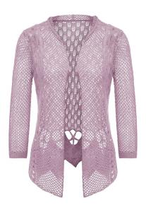 Usha FESTIVAL Вязаный кардиган в лавандовом цвете
