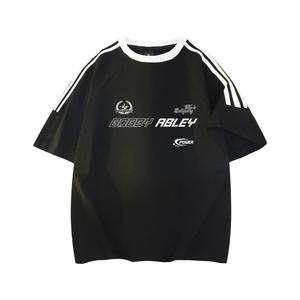 Футболка унисекс BOBBY ABLEY, красно-синяя полоска