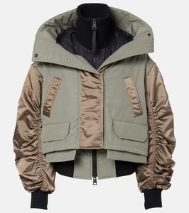Куртка-бомбер Claremont на пуху Canada Goose, Taupe Grey/Sagebrush/Black