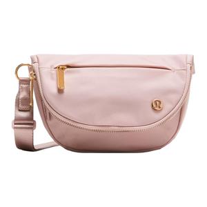 Lululemon Нейлоновая поясная сумка обычная унисекс pink