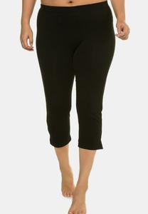 Пижамные штаны CAPRI KLASSISCHE 7/8 IN UNI SLIM FIT Ulla Popken, черный