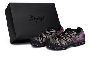 SALOMON Кроссовки XT Quest Outdoor унисекс с низким верхом цвета хаки/черный/серый/розовый