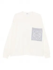 Толстовка с нашивкой Anagram LOEWE, бежевый