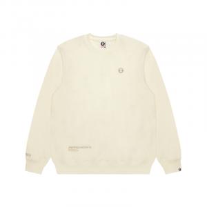 Свитшот с принтом A Bathing APE Aape, Ecru Ivx