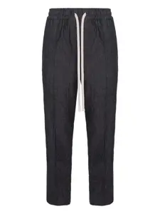 Джинсы с шестью панелями на шнурках Hamza, серый