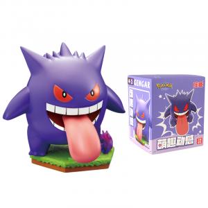 Коллекция заводных фигурок Pokémon в стиле чиби: Pikachu, Piplup, Scorbunny, Gengar и Mystery Q Snorlax Johnson