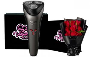 Электробритва Rotary S1213/02 для всего тела, моющаяся, импортная с тремя лезвиями, зарядка через USB, быстрая зарядка PHILIPS