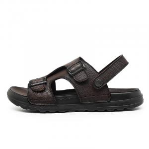 Jeep Пляжные сандалии мужские черно-коричневые коричневые, цвет Brown