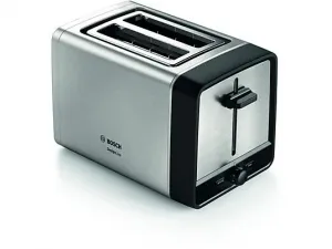 BOSCH TAT 5 P 420 DE Тостер Нержавеющая сталь/Черный (970 Ватт, Отсека: 2)