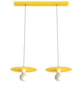 Подвесной светильник Lumicom Nina, 30x30x30 см, желтый