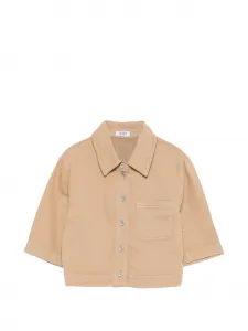 Рубашка с нагрудным карманом и на пуговицах Liu Jo, бежевый