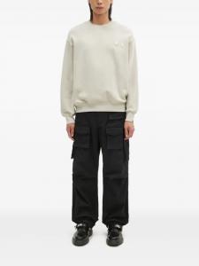 Толстовка с круглым вырезом и вышитым логотипом BATHING APE A Bathing Ape, нейтральный