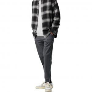 Повседневные брюки унисекс темно-серые UNIQLO, темно-серый