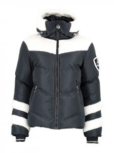 Peak Mountain Горнолыжная/сноубордная куртка "Alibi" в черно-белом цвете