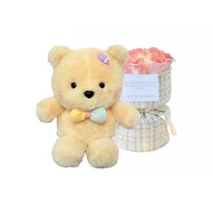 Плюшевая кукла Candy Bowknot Running Bear животное высота 25см LOGISTAR