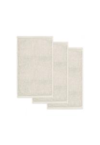 Полотенце гостевое MöVe Superwuschel, 3 штуки, кремовый