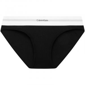 Рифленые трусы с логотипом Calvin Klein, черный