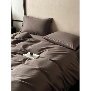 LUOLAI HOME Комплект постельного белья 4 предмета, простыня, размер 180 см, пододеяльник 200x230 см