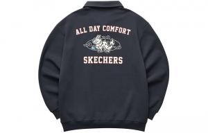 Новогодний свитшот Men's Charcoal Gray Skechers, серый