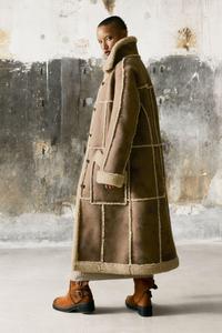 Женское пальто из искусственной кожи Desigual, Brown