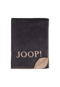 Плед двусторонний Joop!, 200 x 150 см, серый / карамельный