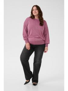 KAFFE curve Вязаный свитер свободного кроя KCregitta в цвете Tulipwood