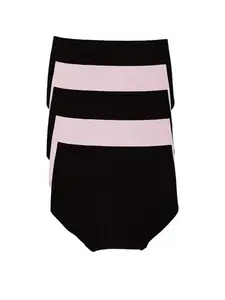 Комплект из 5 трусиков с полным покрытием Mindd, черный