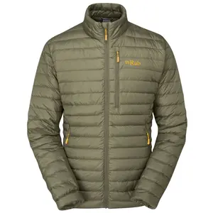 Микролайт пуховая куртка мужская Rab, Light Khaki