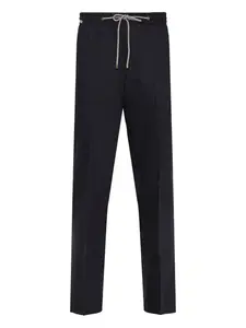 Брюки с завязками на талии Corneliani, синий