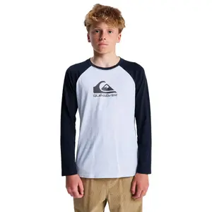 Детская футболка Ev Omni Logo Raglan Quiksilver, серый