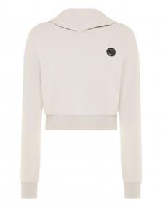 Короткий худи PLEIN SPORT, серый