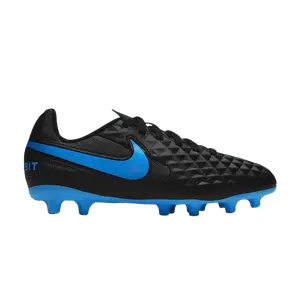 Бутсы Nike Tiempo Legend 8 Club MG GS 'Black Blue Hero', черный