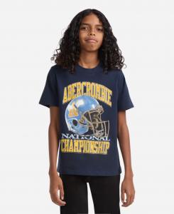 Футболка чемпионата среди юношей abercrombie kids, Navy Blazer