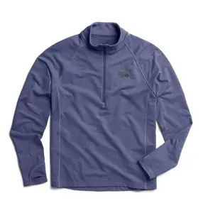 Футболка с молнией Crater Lake Heavyweight Half-Zip - Мужская Mountain Hardwear, Lapis Dusk/Avid