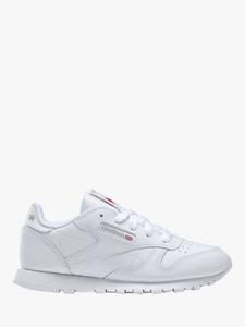 Детские классические кожаные кроссовки Reebok, White