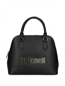 Сумка-тоут с логотипом Just Cavalli, черный