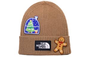 THE NORTH FACE Акриловая шапка унисекс коричневая