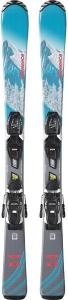 Детские горные лыжи Nordica Team G с креплениями JR FDT, Blue