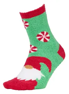 Мужские носки с праздничным мыском Northeast Outfitters Cozy Cabin Icon, цвет Green Gnome