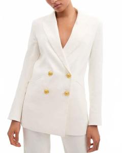 Куртка Dale Dickey в белом цвете Veronica Beard