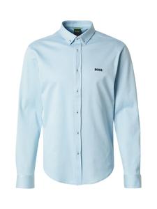 Рубашка Slim Fit на пуговицах BOSS B_Motion L, пастельный синий