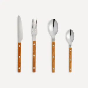 Набор столовых приборов Irati Room из 24 предметов из нержавеющей стали - El Corte Inglés, светло-коричневый