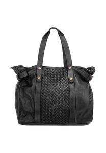 Шопер, натуральная кожа, сделано в Италии Samantha Look, черный