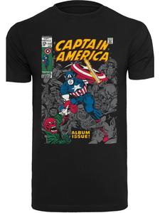 Футболка F4NT4STIC Marvel Captain America Album Issue Cover, черный