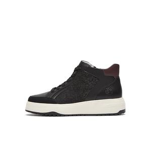 Женские нескользящие кроссовки для скейтбординга средней высоты SKAP, Black/Purple