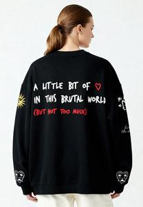 Толстовка Mira Paris TATTOO BRUTAL EMBROIDERY UNISEX, Black