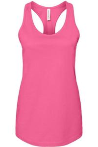 Женская майка BELLA + CANVAS из джерси-борцовки, цвет charity pink