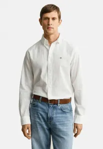 Рубашка из сирсакера стандартного кроя Gant, White