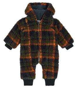 Комбинезон из искусственной овчины в клетку baby eneko 1 + In The Family, мультиколор